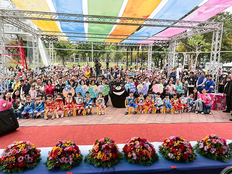 高雄盤花公園靚靚開園　歡迎大人細子共下來尞