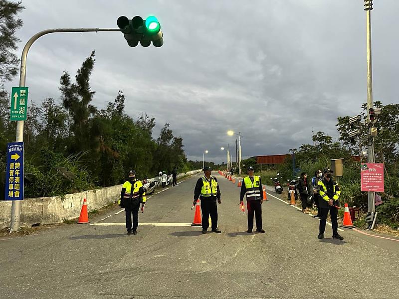 臺東警分局周延部署交通疏導 確保跨年活動安全順利