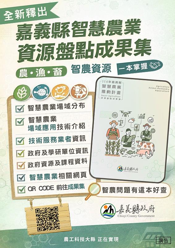 114年嘉義縣智慧農業資源盤點成果集。