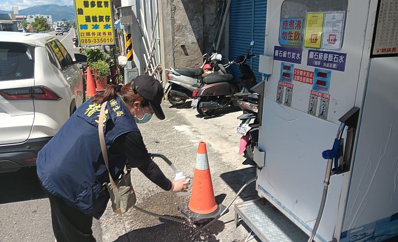 臺東全面查核加水站 水質檢驗均合格 飲水安全無虞