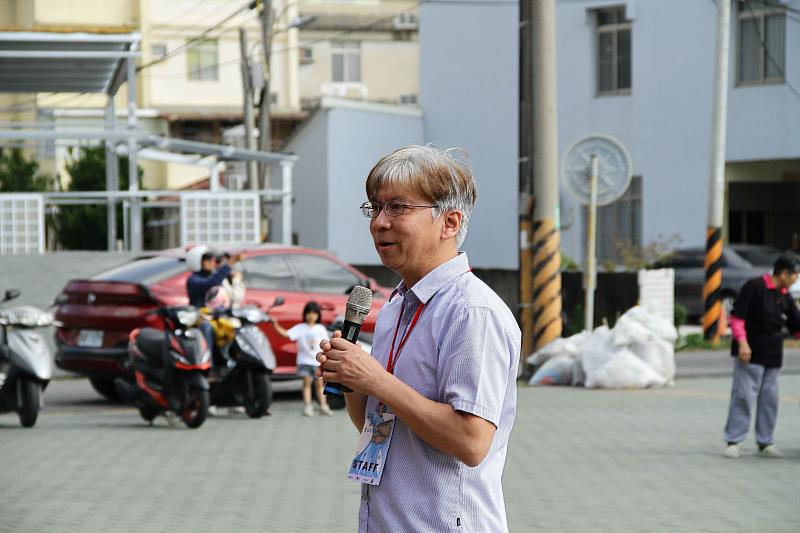 創媒學院邱國峻院長開場致詞。