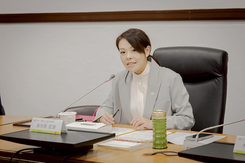 高虹安市長致詞。