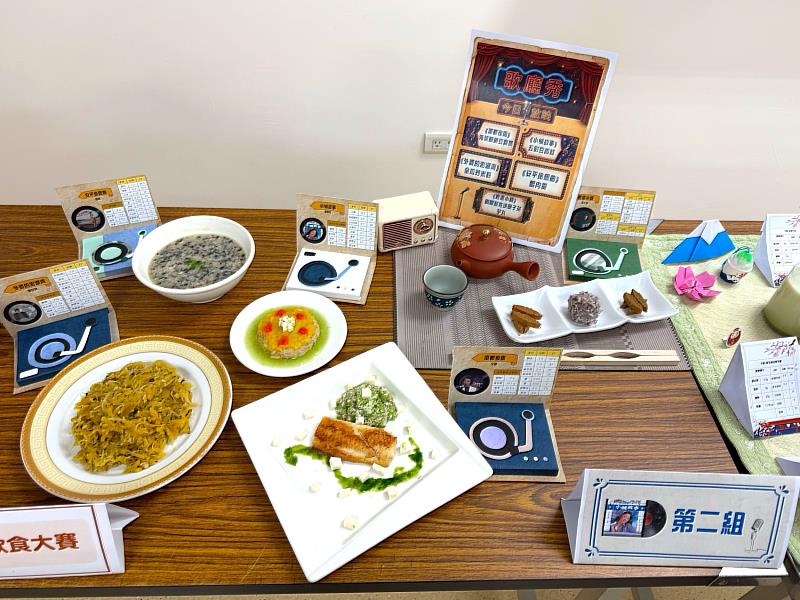 以懷舊情境為主題，結合菜色設計與整體擺設巧思，展現飲食與情感相呼應的創意。