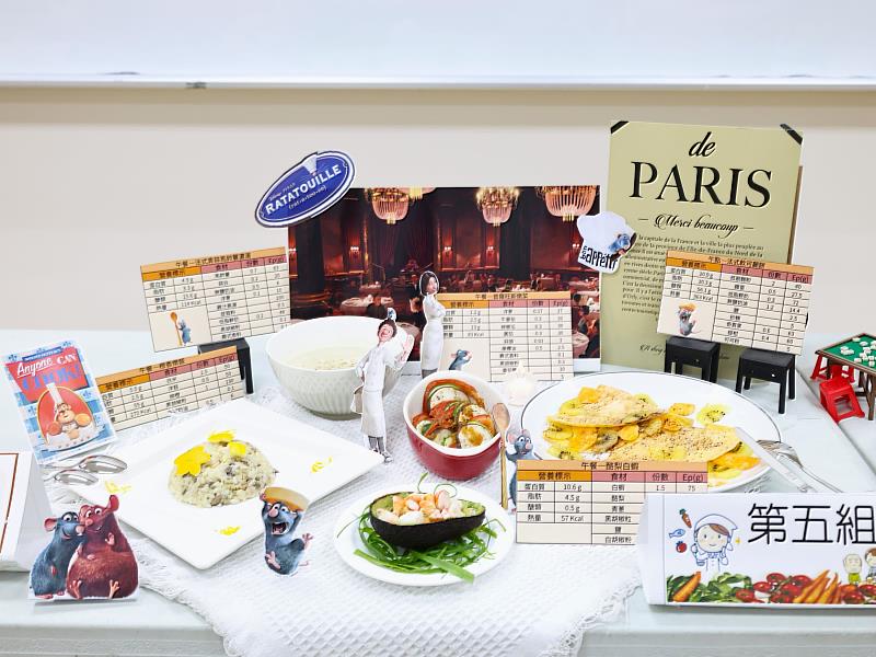 以法式料理為發想，成為競賽中少數跳脫台式與中式懷舊框架的亮點呈現。