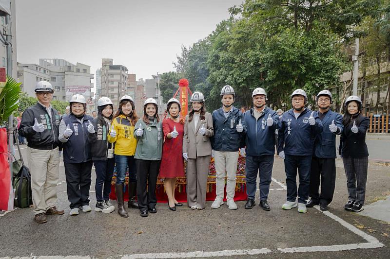 竹市東園國小營養午餐廚房開工 高虹安市長：升級校園建設為孩子健康把關
