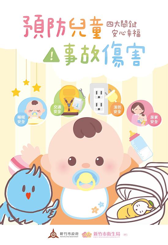 預防兒童事故傷害宣導EDM。