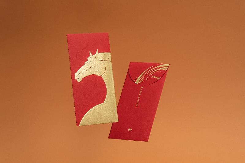 「金馬迎春紅包袋」紅款/中華郵政提供