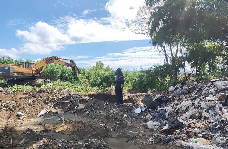 嘉義縣環保局跨域聯防 科技執法共同破獲跨縣市非法棄置集團