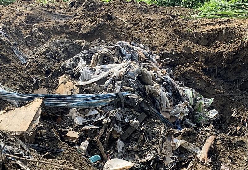 嘉義縣環保局跨域聯防 科技執法共同破獲跨縣市非法棄置集團