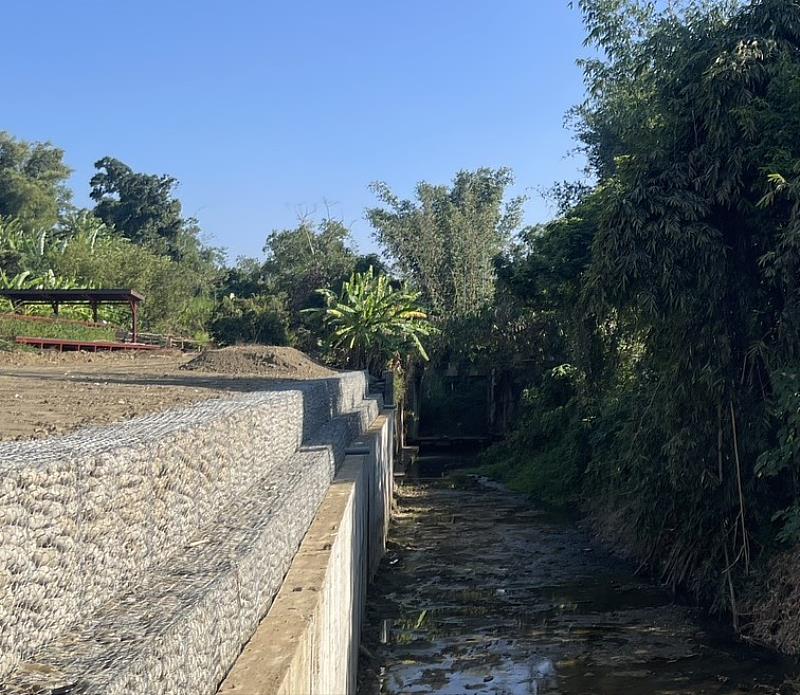 嘉市北排水上游（圳頭里段）護岸改善工程完工（2）