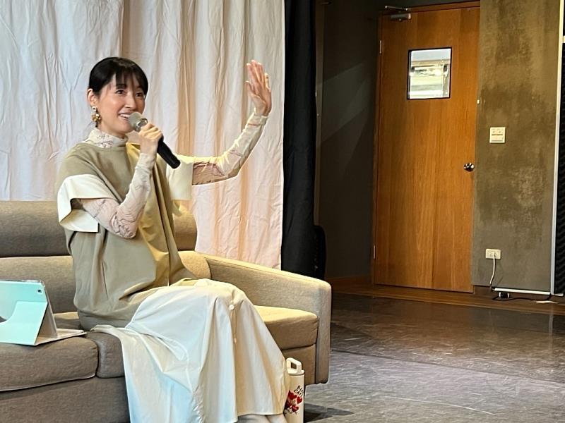 田中千繪與城市科大師生分享演藝路。