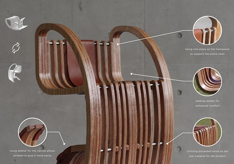 由紀昊昀老師指導之優勝作品「Tidal Resonance」。（照片/校方提供）