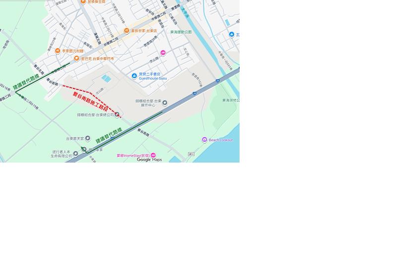 區段徵收工程 施工期間臺東市豐谷南路交通改道公告暨提醒