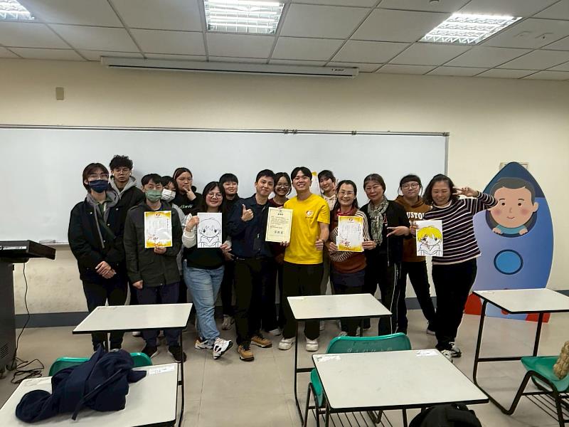 參與臉部平權提案的同學大合影。