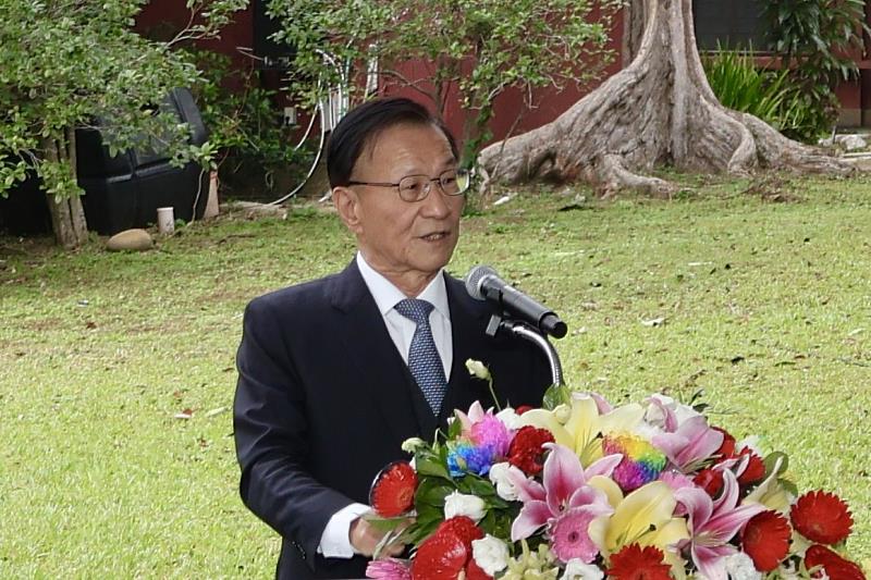 葛煥昭校長致詞。（圖／淡江大學提供）
