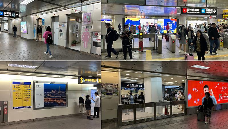 優化前車站服務與儲藏空間不足、商業攤位零星分布，整體服務機能分散。