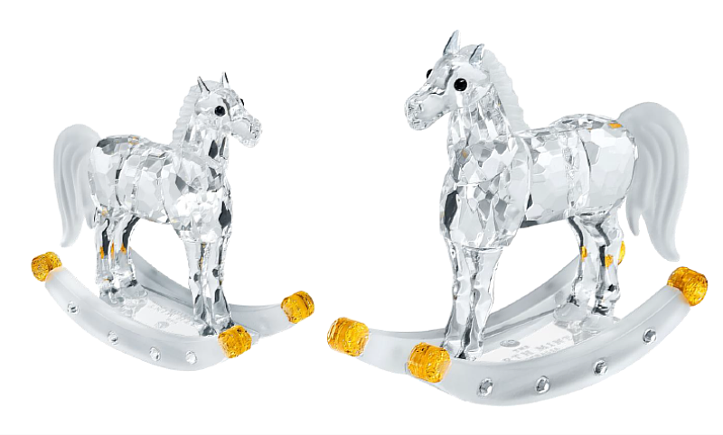 Money-Shaking Crystal Horse Ornament (Large and Small) - Free Gift