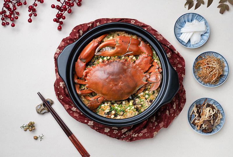 豪華版「富貴滿堂」花蟹土鍋飯(限量15份)