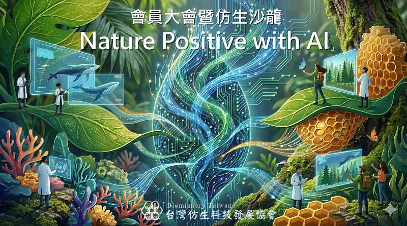 Nature Positive with AI ! 仿生年會暨跨域沙龍本週六登場
