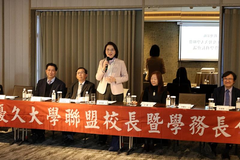 實踐大學洪久賢校長致歡迎詞。