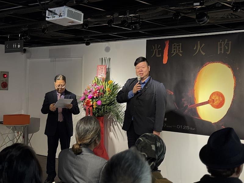 文化局長王翔郁致詞。