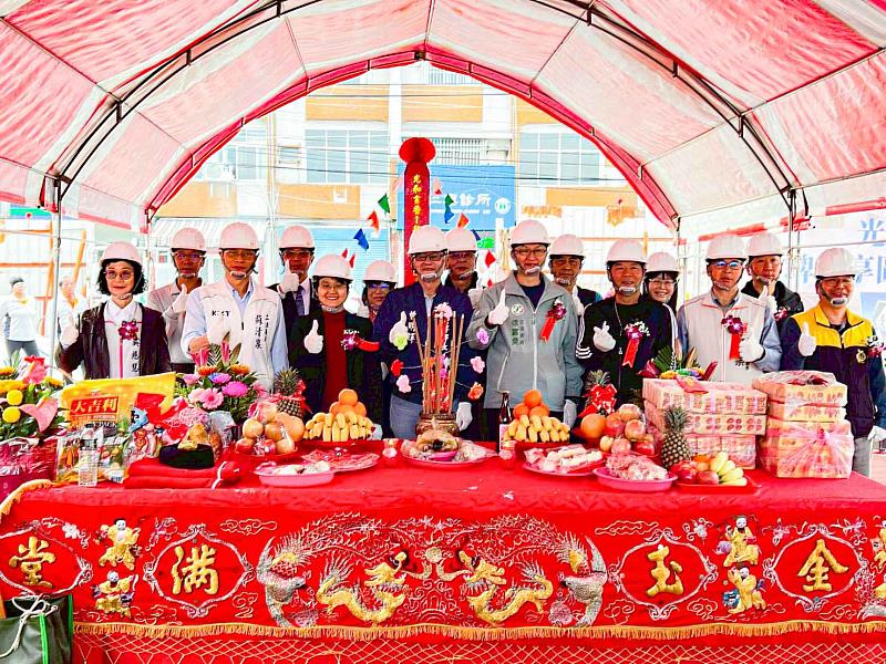 屏東新埤鄉立圖書館改建動土　開展親子閱讀新世界