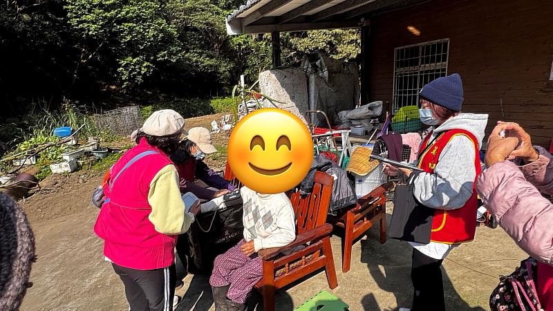 新竹救国团「扶弱送爱、传爱臺湾」全国公益连线活动 与新埔华山行动走入社区关怀弱势家庭