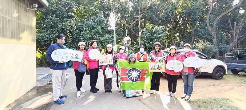新竹救国团「扶弱送爱、传爱臺湾」全国公益连线活动 与新埔华山行动走入社区关怀弱势家庭