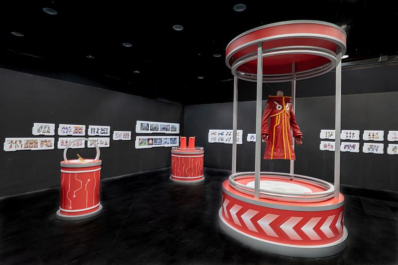 日本來臺「蛋頭篇」魯夫未來服展示。