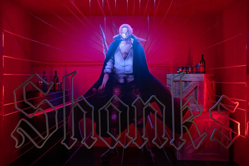 新四皇「紅髮傑克」場景櫥窗。