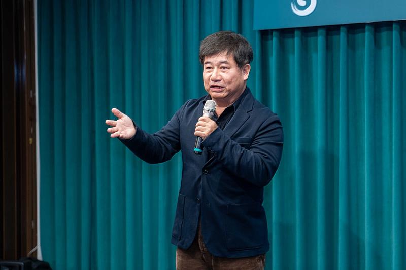 客傳會第3屆董事長宋廷棟致詞。