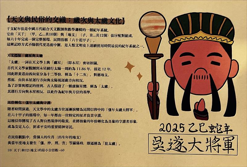 天文社自製教材－太歲信仰與木星。