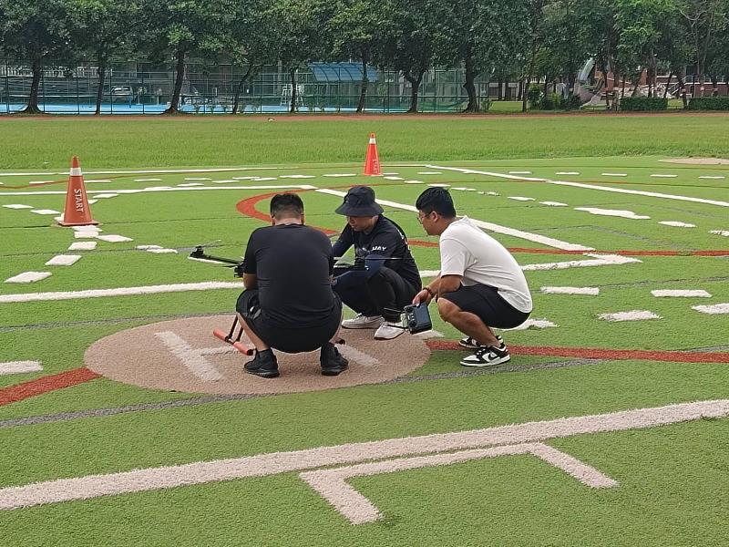 中信科大無人機術科考照場地。（圖/ 中信科大提供）