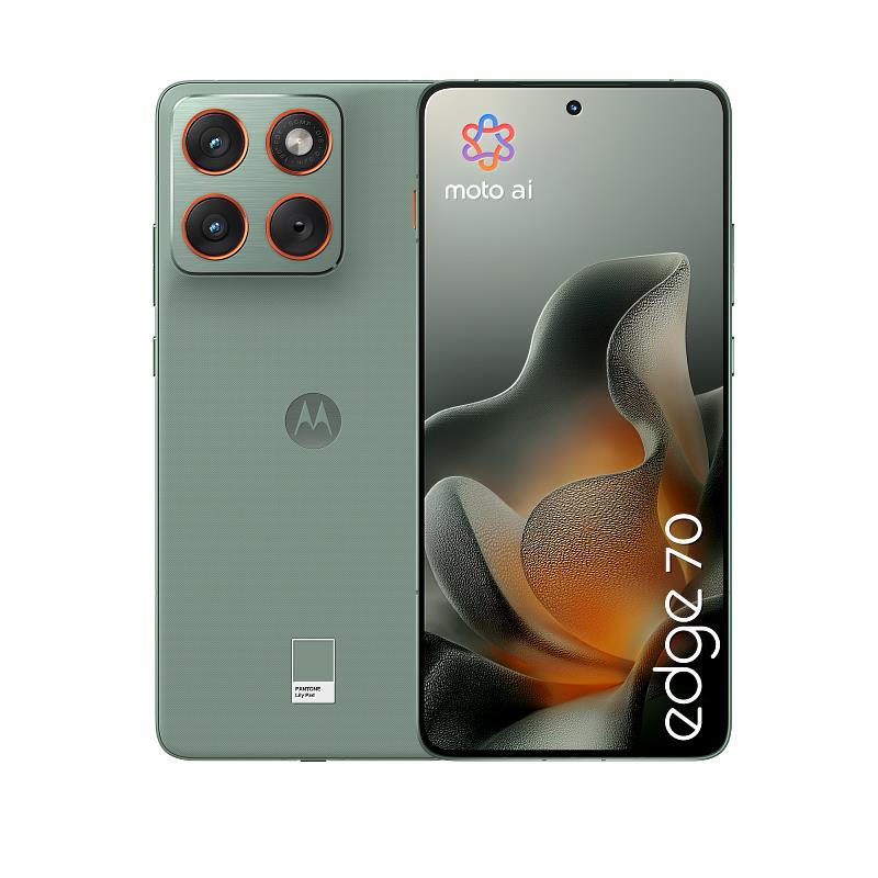 台灣大哥大電信獨家開賣極致纖薄motorola edge 70，厚度僅5.99mm、重量僅159g，卻配備4,800mAh矽碳電池、強悍康寧玻璃、更經軍用規格防摔測試，輕薄手感與強悍效能兼具，搭配指定資費5G月租1,399元，專案價現折2,000元，舊換新加碼再折1,000元，即可0元帶走。