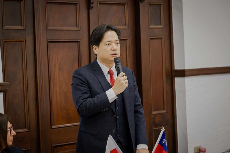 副市長邱臣遠致詞期盼透過簽署合作意向書加深兩市間情感與合作交流。