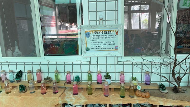 孩子學習成果展出。