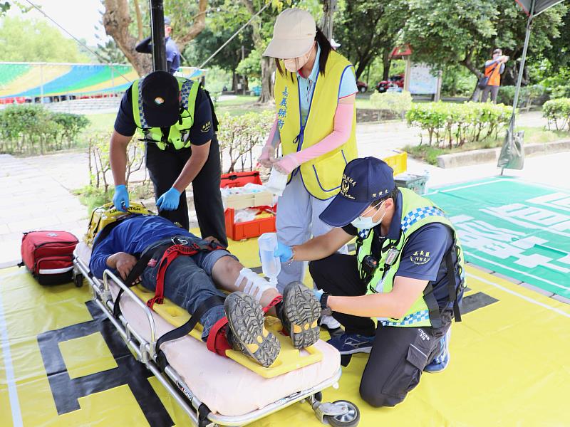 全力守護2026台灣燈會 嘉義縣消防局「消防安全維護小組」駐守燈區