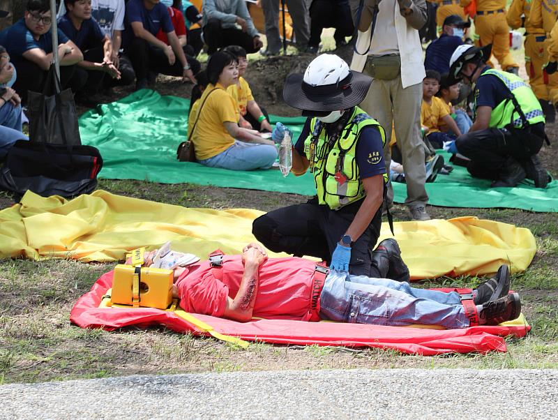全力守護2026台灣燈會 嘉義縣消防局「消防安全維護小組」駐守燈區