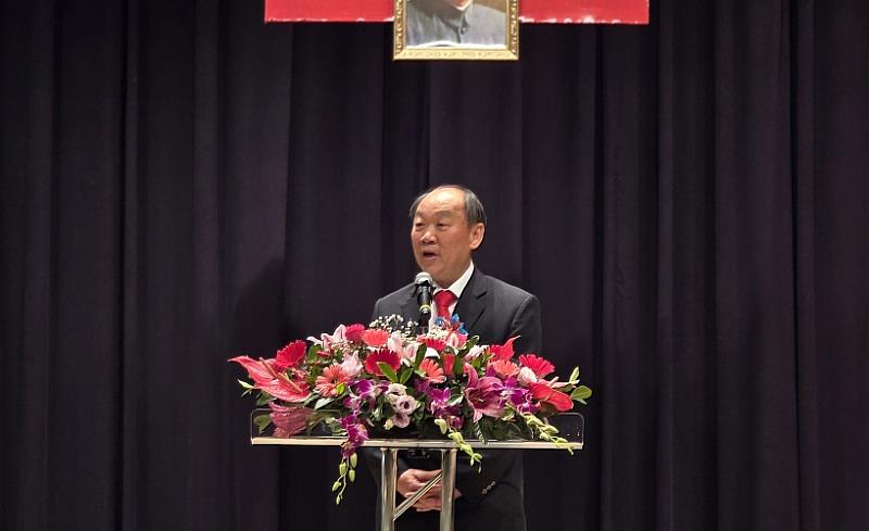 客家文化深耕傳承 謝勝信接掌客發中心續譜新局-新任主任謝勝信致詞。