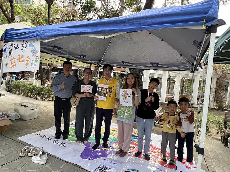 中臺科大兒教系師生帶領小朋友「大里玩透透」