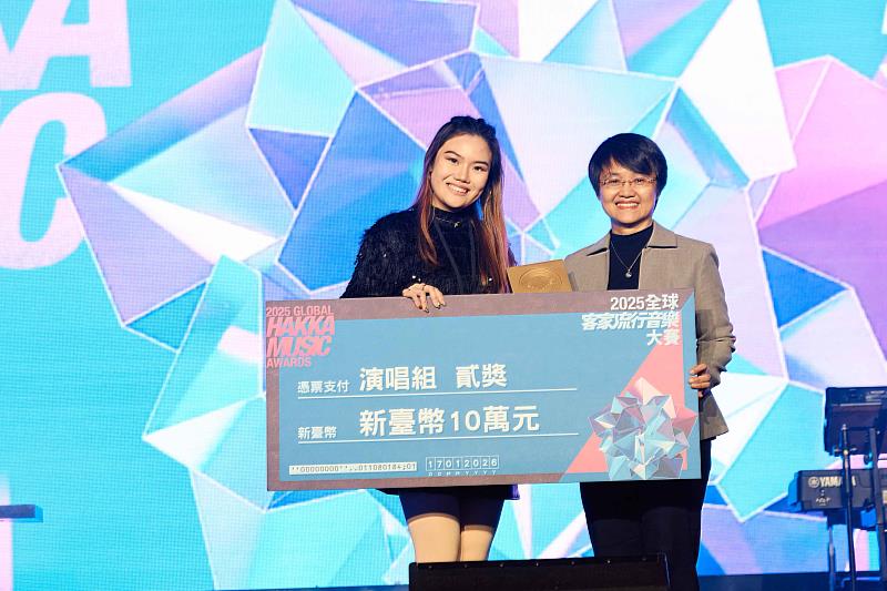 2025客家流行音樂大賽演唱組貳獎－葉恩琦。