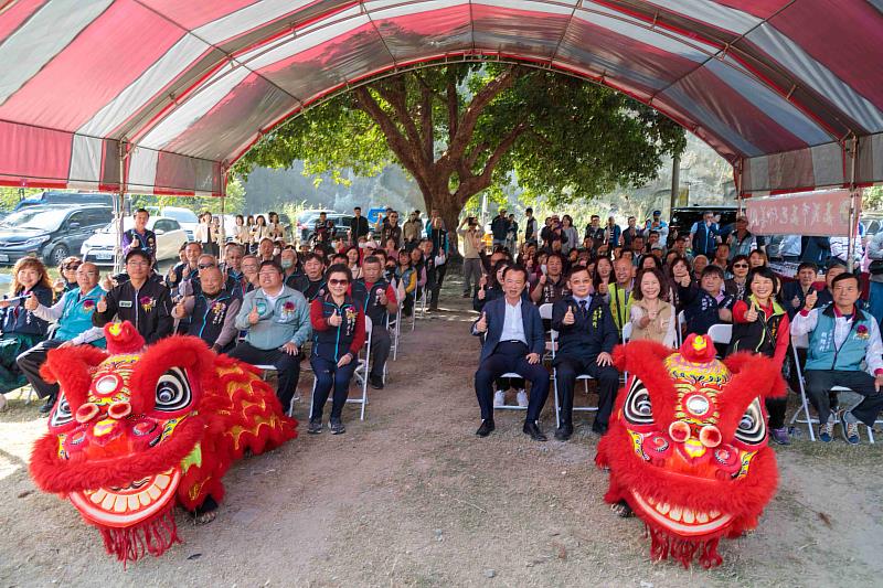 中埔鄉嘉182線禮成橋改建工程動土