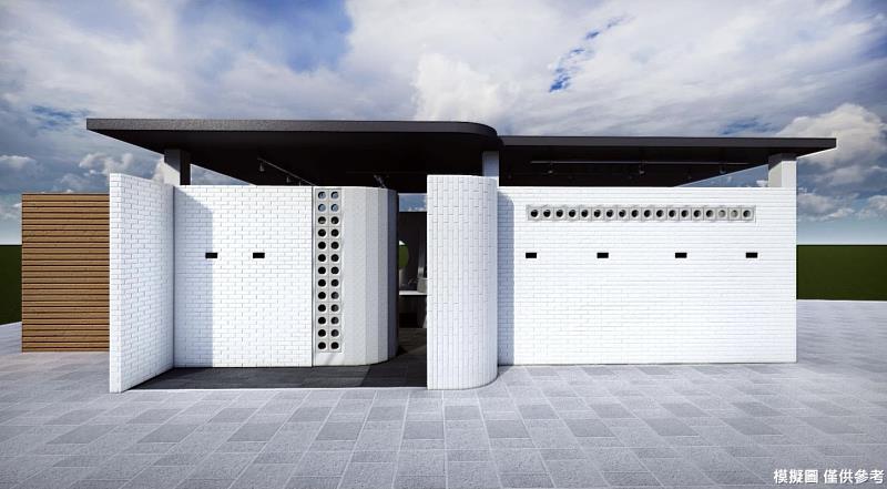 安坑輕軌雙城站廁所模擬圖