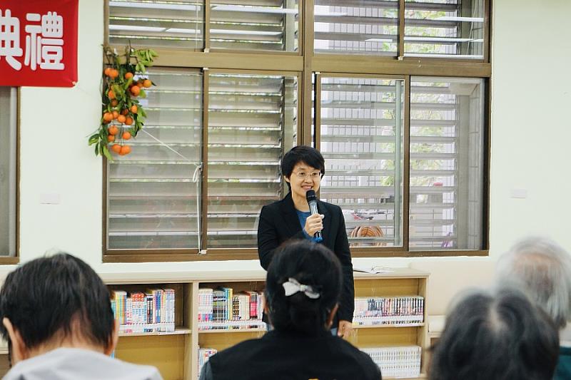 客委會古秀妃主委致詞。