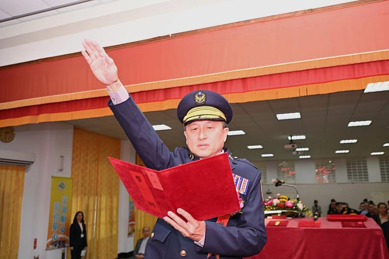 臺東縣警察局今辦理卸、新任局長交接典禮