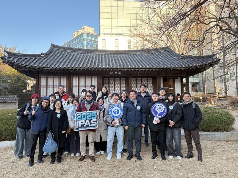 臺科大同學參訪延世大學歷史紀念建築廣惠院。