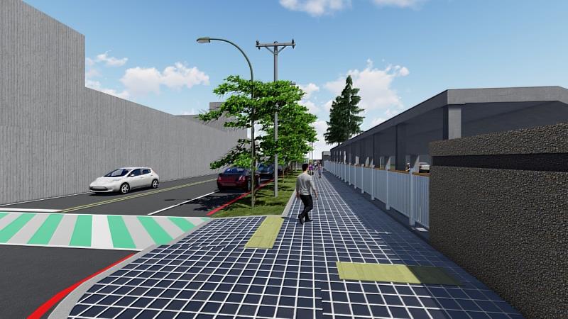 富禮國中通學步道完工模擬圖