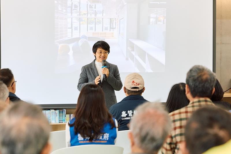 客委會古秀妃主委致詞。