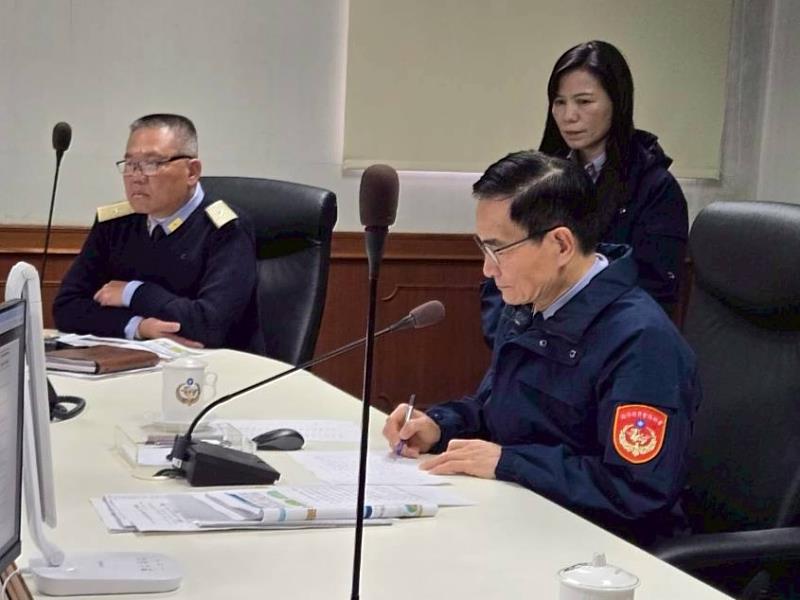 海巡署署長張忠龍主持「114年度公職人員財產申報實質審查」抽籤作業。