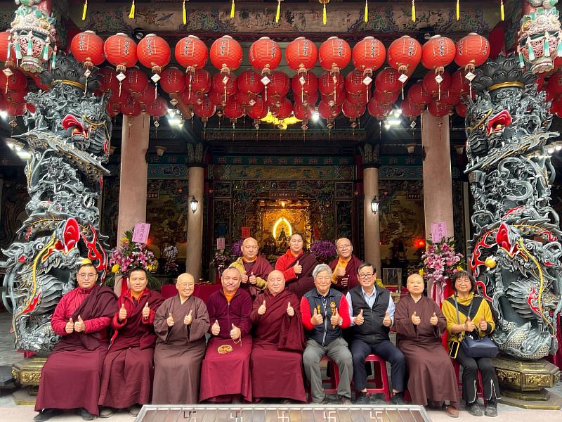 法會莊嚴,希望為台灣注入一份安定的力量。(圖由靈鷲山佛教教團提供)